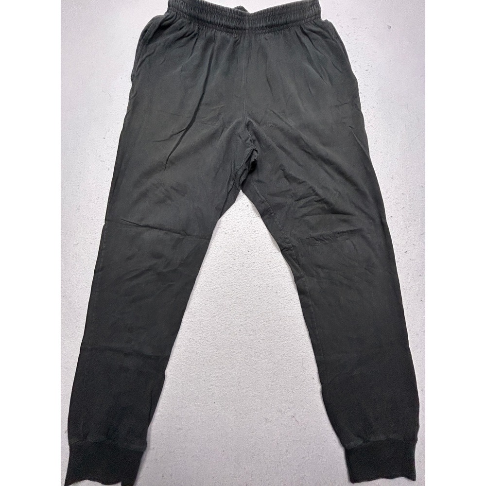 Champion Joggers Jersey Cotton Black Large Mens